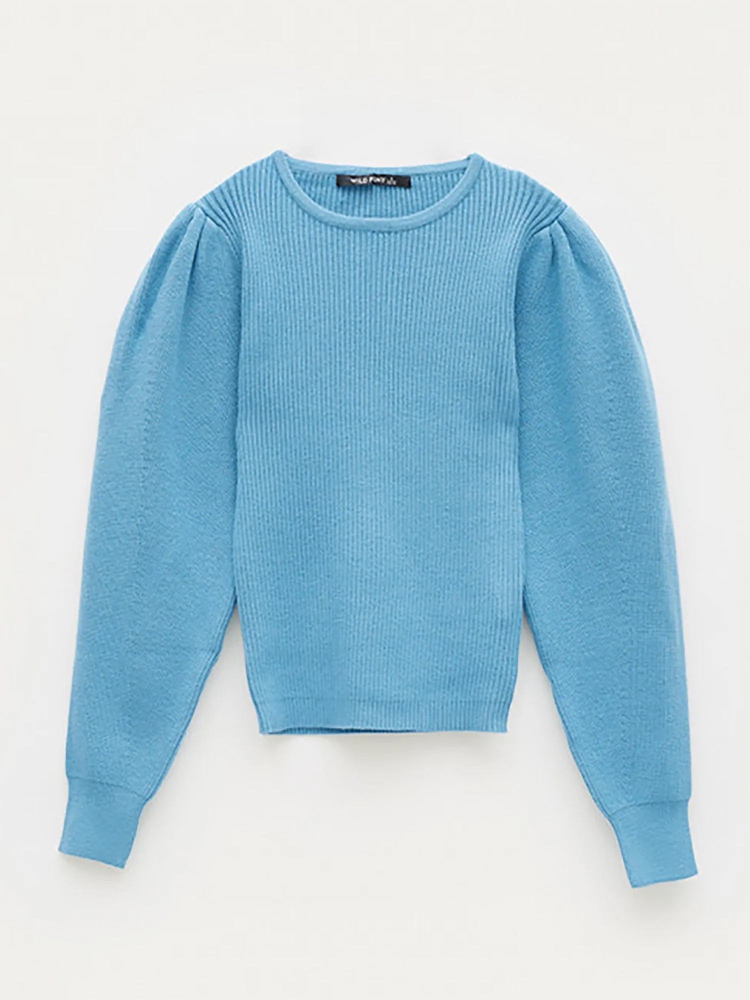 Wild Pony Ribbed Puff Sleeve Top