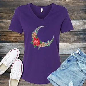 Winter Harvest Moon V-Neck