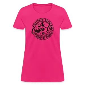 Witches Brew Coffee Co Women's Contoured T-Shirt (Halloween)
