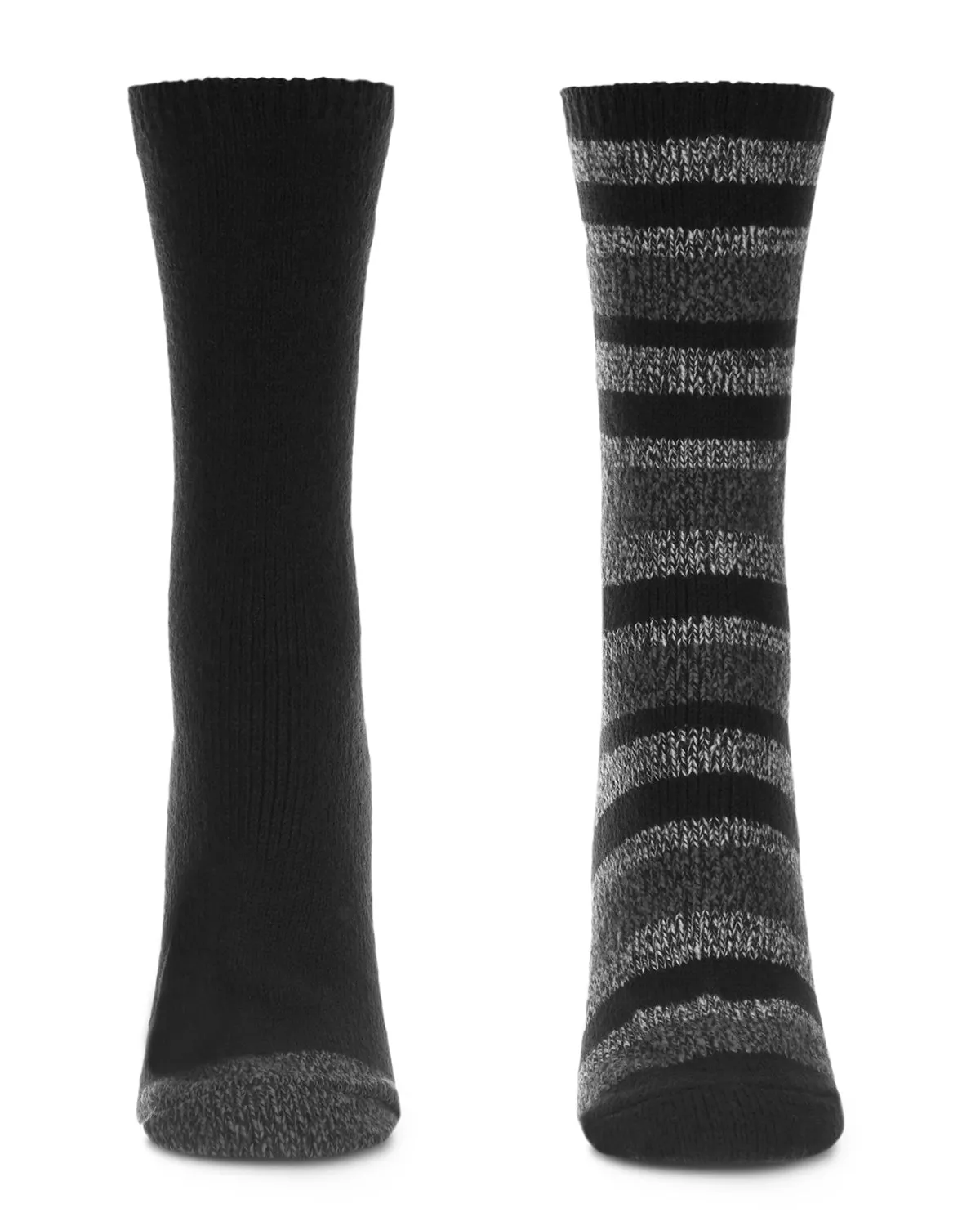 Women's 2 Pair Pack Multi Stripes Buttersoft Crew Socks