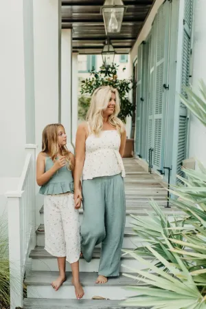 Women's Eden Top (soft floral muslin)