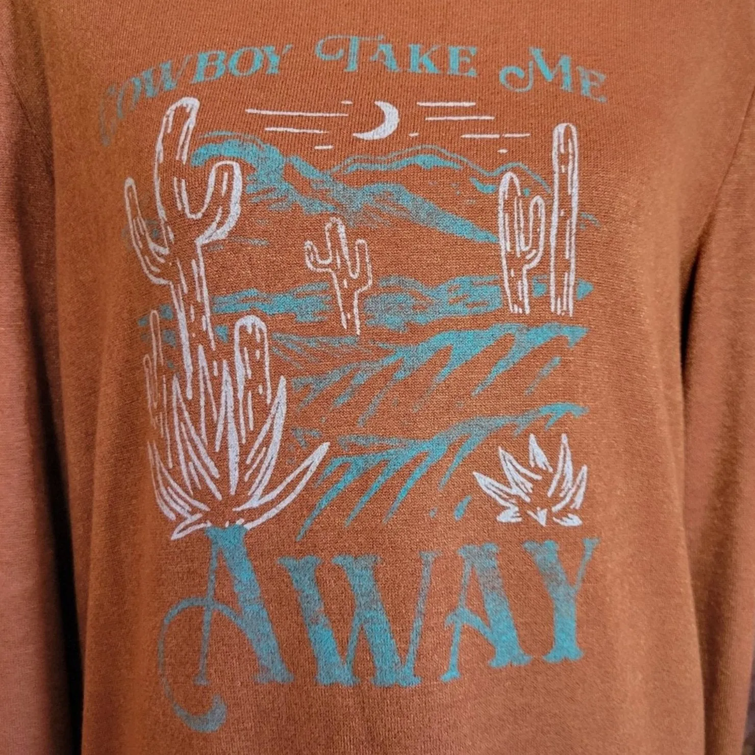 Women's "Cowboy Take Me Away" Long Sleeve Shirt by Liberty Wear 271964
