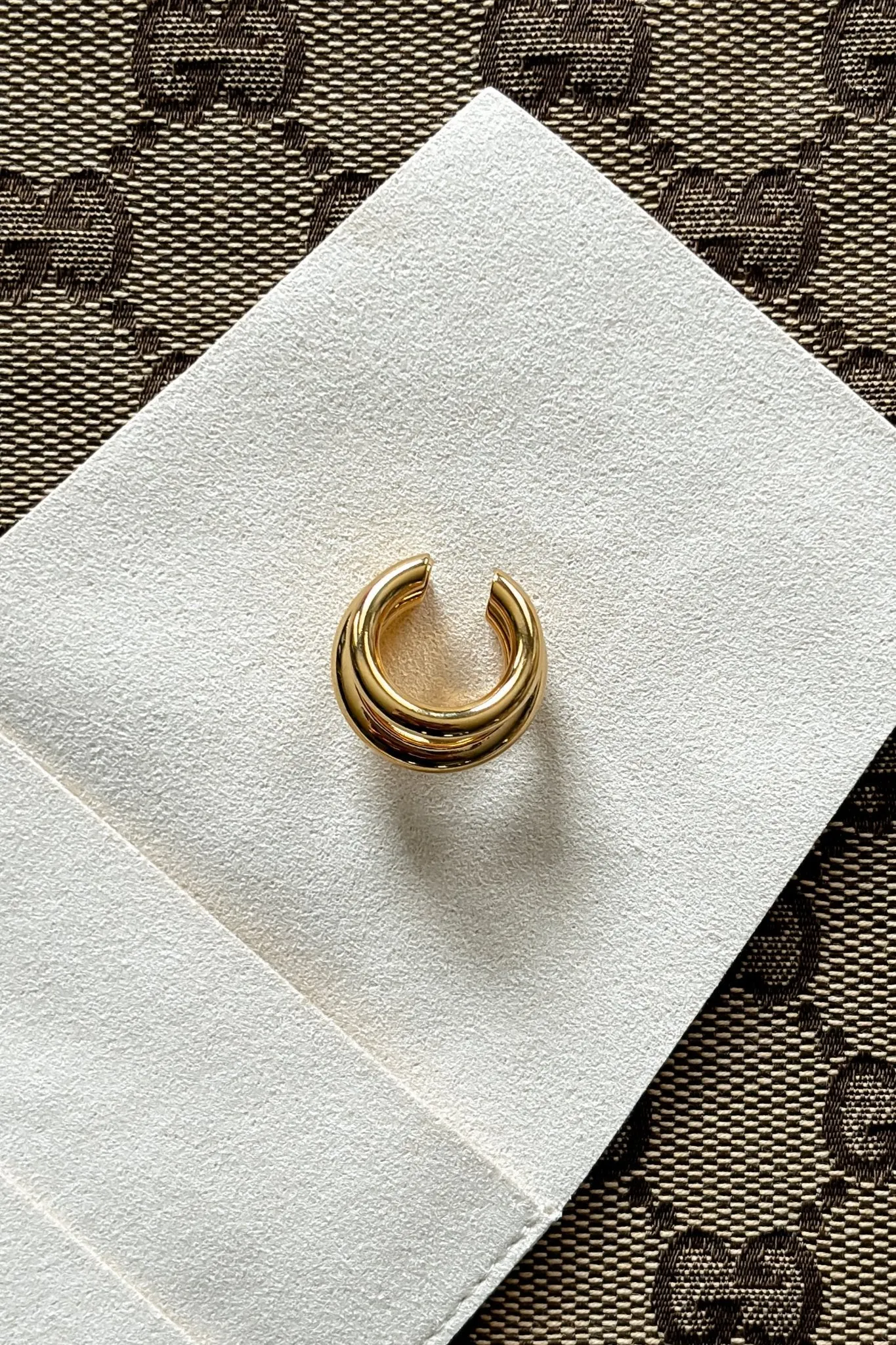 Women's Triple Hoop Ear Cuff | 18k Gold-Plated Stainless Steel Jewelry | Tarnish-Resistant