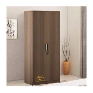 Wooden Cupboard with Shelves & Drawer|| Home Storage Cabinet Engineered Wood 2 Door Wardrobe