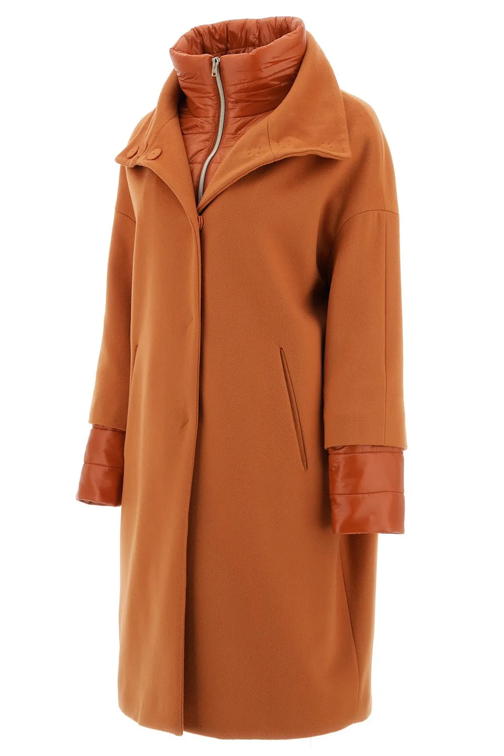 Wool Cocoon Coat