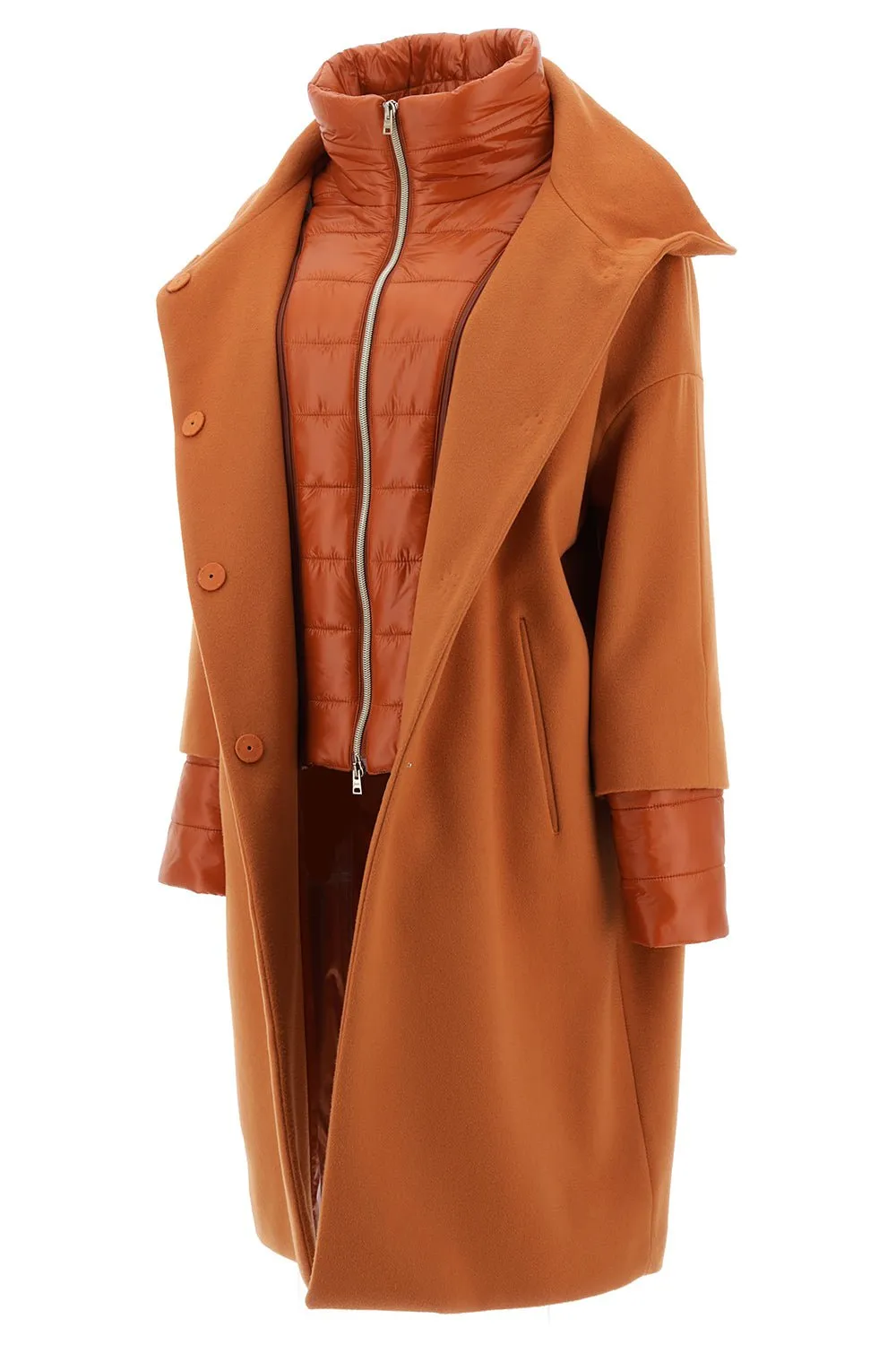 Wool Cocoon Coat