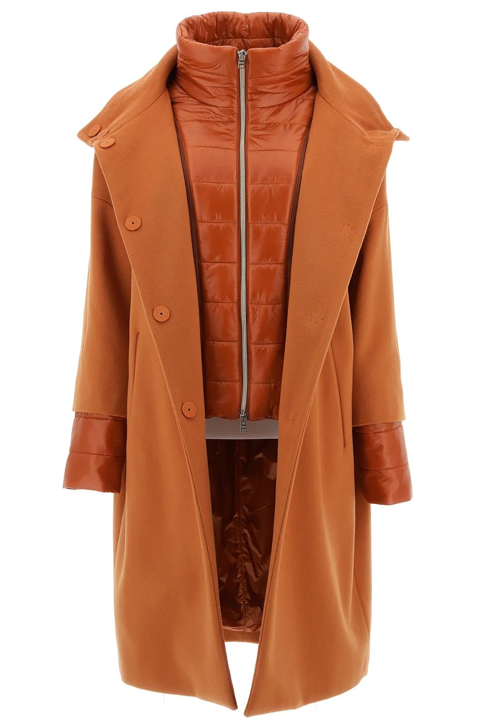 Wool Cocoon Coat