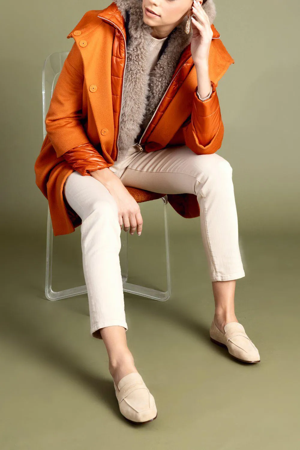 Wool Cocoon Coat