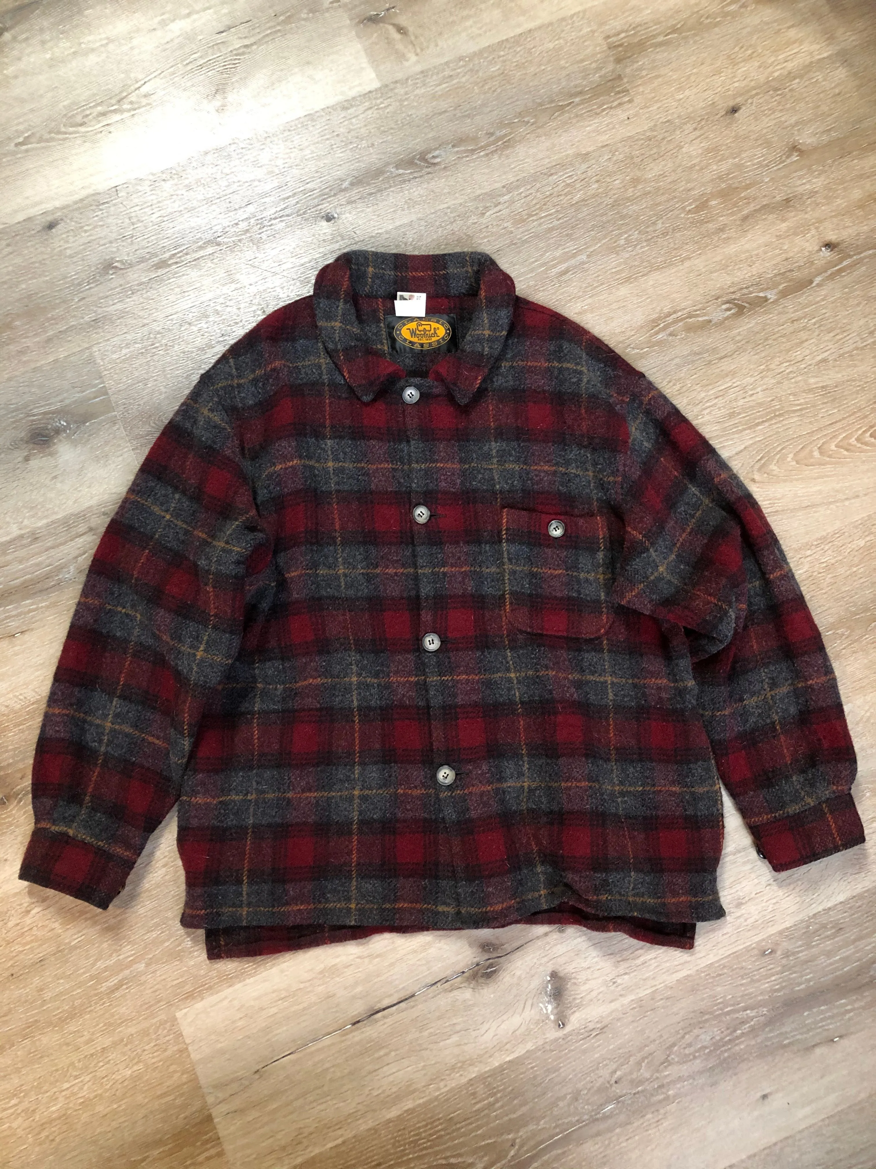 Woolrich Red and Grey Lumberjack Shirt, SOLD
