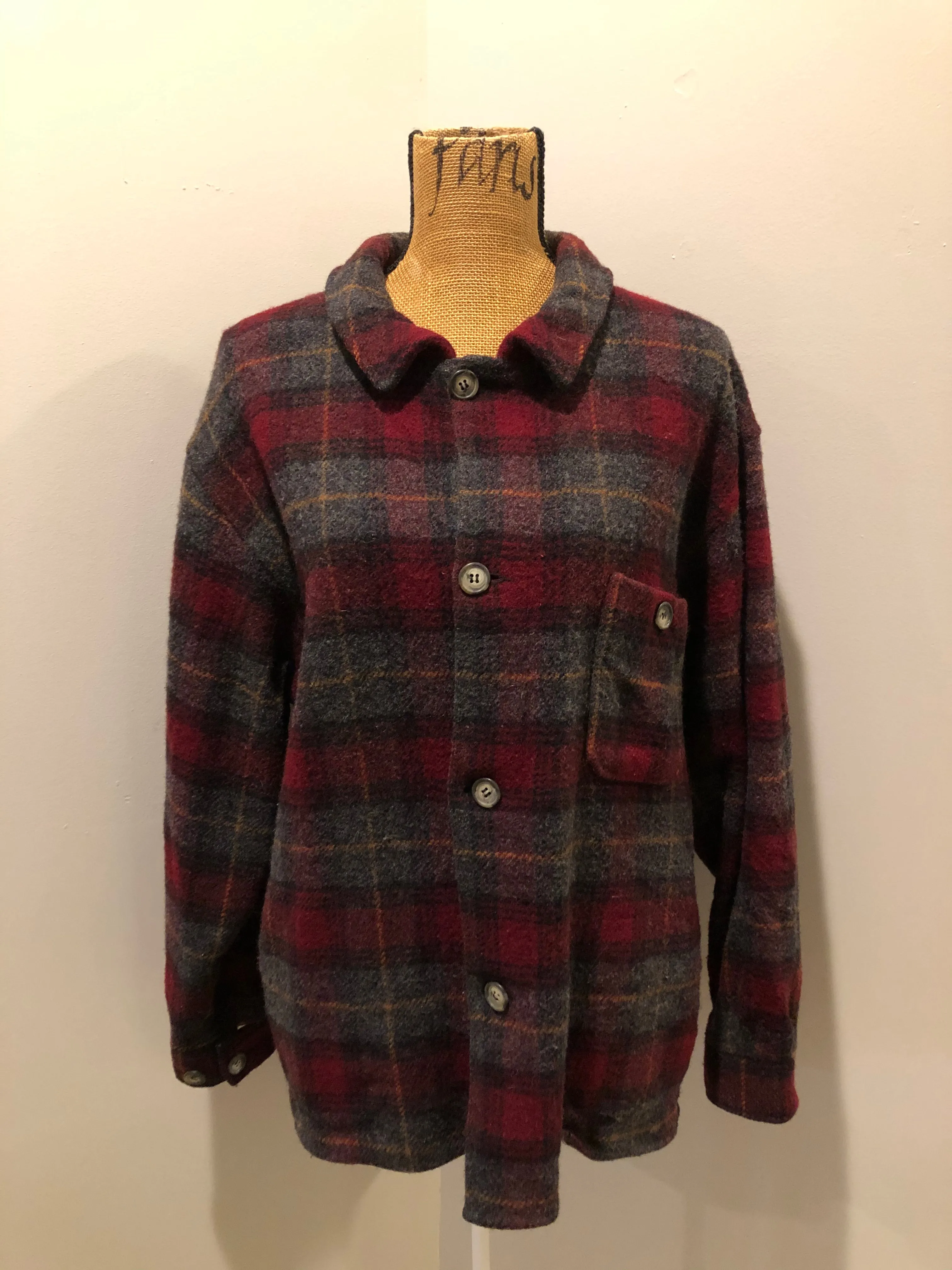 Woolrich Red and Grey Lumberjack Shirt, SOLD