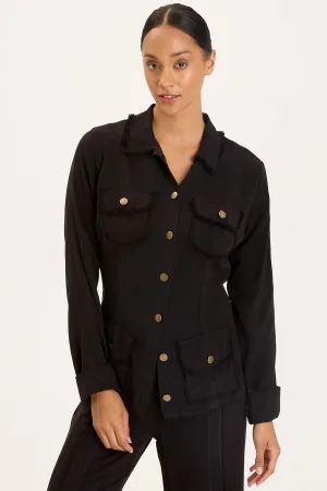 XCVI Twill Safari Jacket