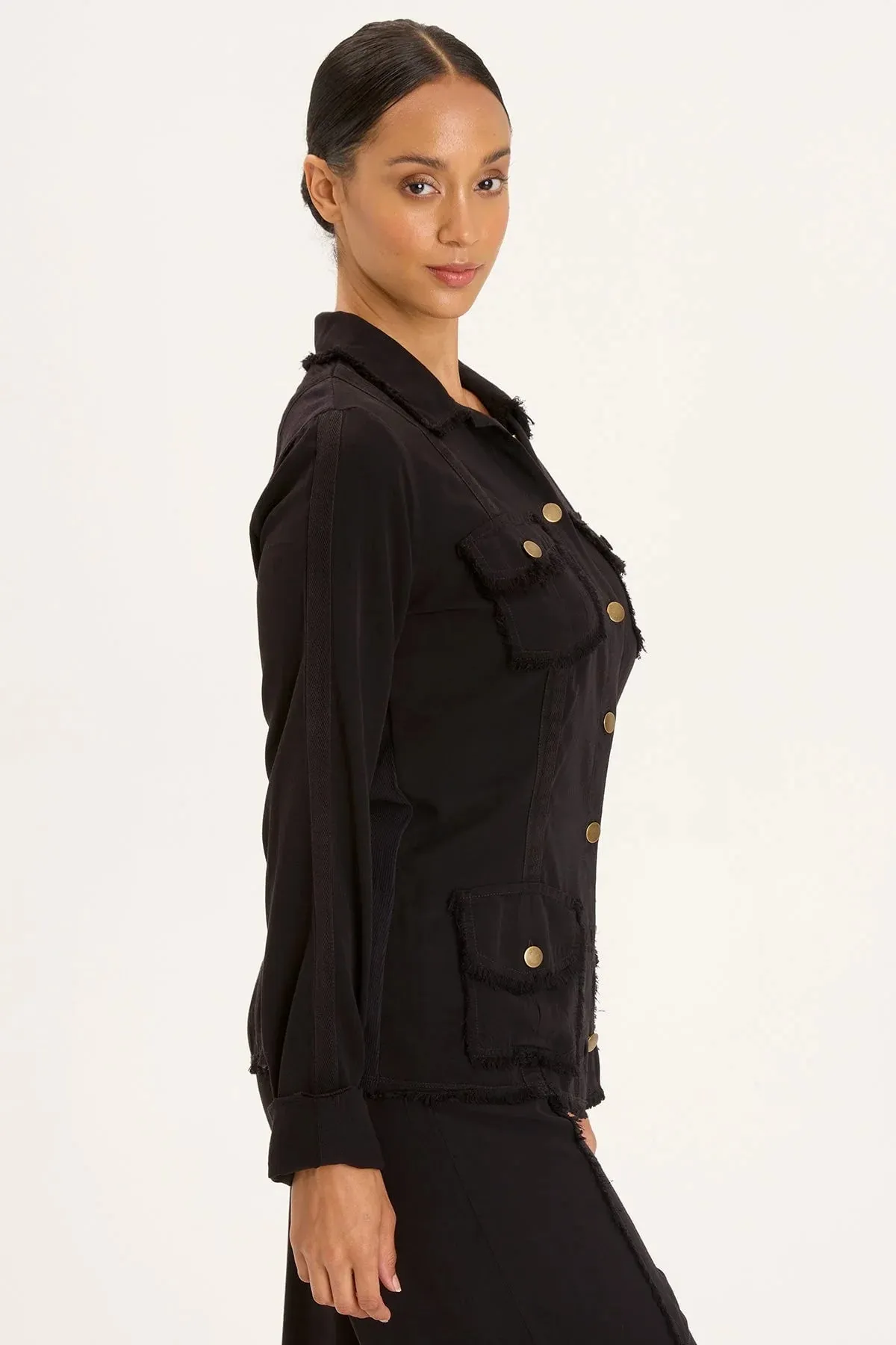 XCVI Twill Safari Jacket