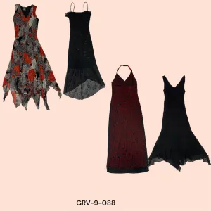 Y2K Romantic Poly Dress – Perfect Blend of Retro and Romance(9-088)
