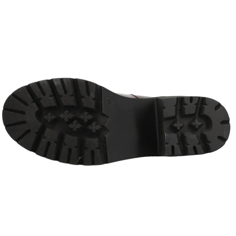 Yikes Round Toe Chelsea Platform Booties