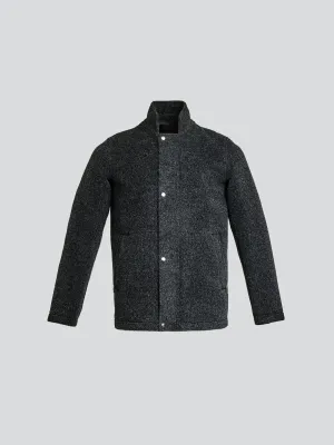 Yzar Coat Wool & Alpaca Color Black