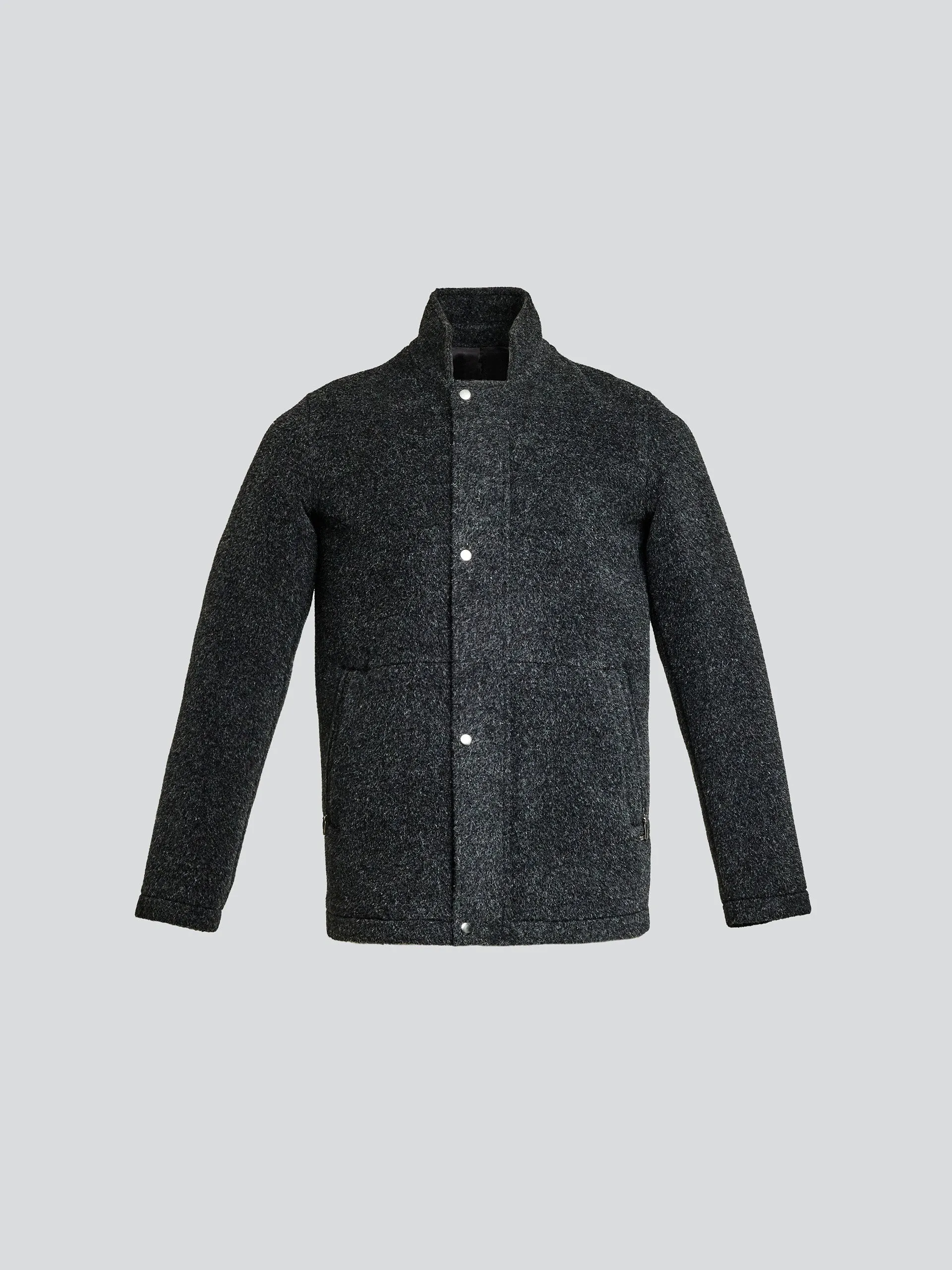 Yzar Coat Wool & Alpaca Color Black
