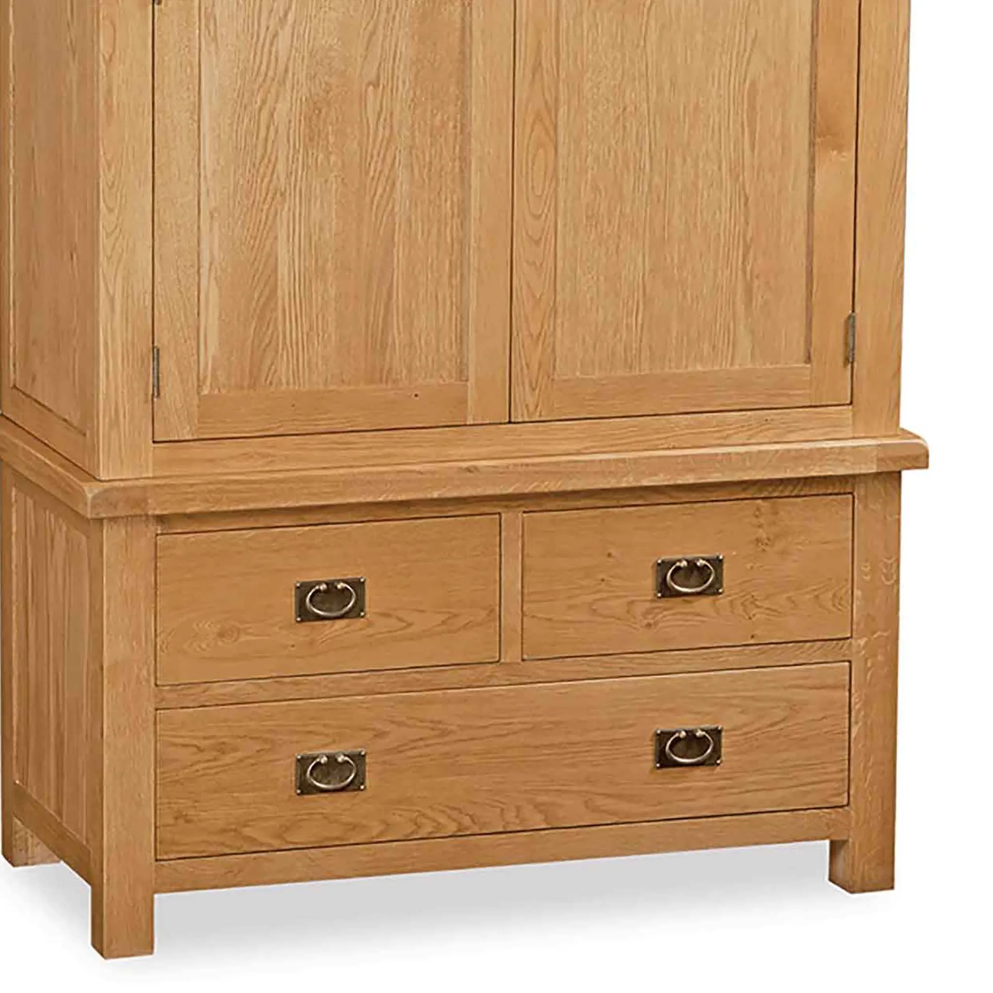 Zelah Oak 3 Drawer Wardrobe