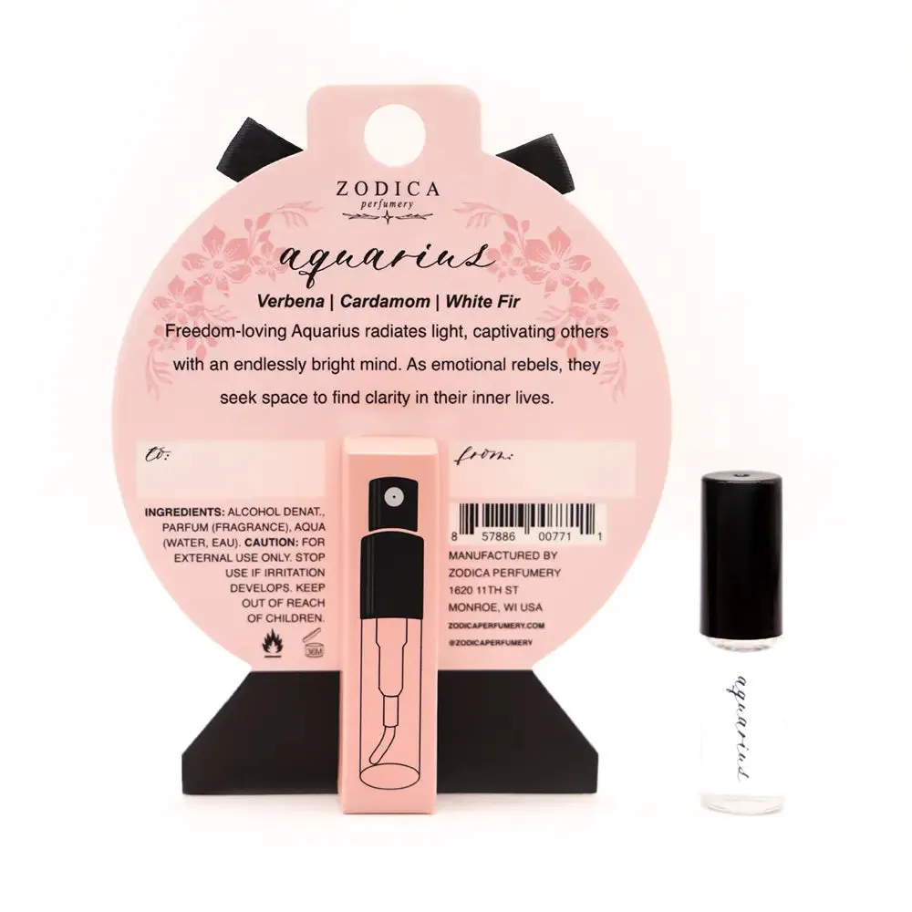 Zodiac Perfumette Card {12 Celestial Scents}